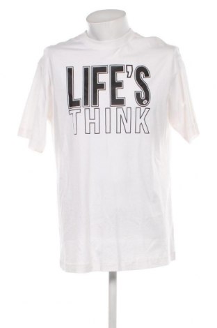 Herren T-Shirt Lotto, Größe M, Farbe Weiß, Preis 8,97 €