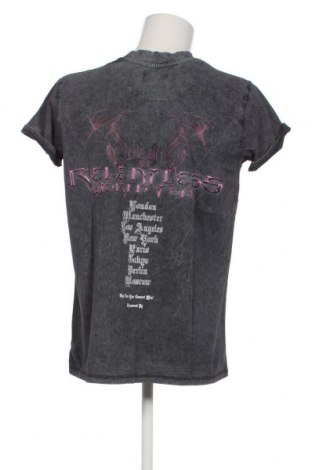 Мъжка тениска NIGHT ADDICT, Размер XXS, Цвят Сив, Цена 8,12 лв.
