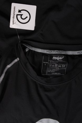 Ανδρικό t-shirt Shamp, Μέγεθος L, Χρώμα Μαύρο, Τιμή 8,04 €