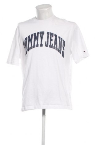Męski T-shirt Tommy Jeans, Rozmiar M, Kolor Biały, Cena 163,13 zł