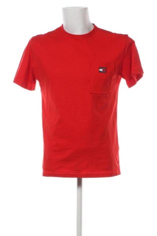 Pánské tričko  Tommy Jeans, Velikost S, Barva Červená, Cena  818,00 Kč