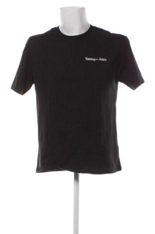 Herren T-Shirt Tommy Jeans, Größe M, Farbe Schwarz, Preis 31,55 €