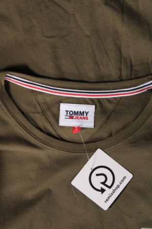 Мъжка тениска Tommy Jeans, Размер XL, Цвят Зелен, Цена 68,00 лв.