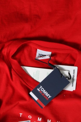 Pánske tričko  Tommy Jeans, Veľkosť L, Farba Červená, Cena  31,55 €