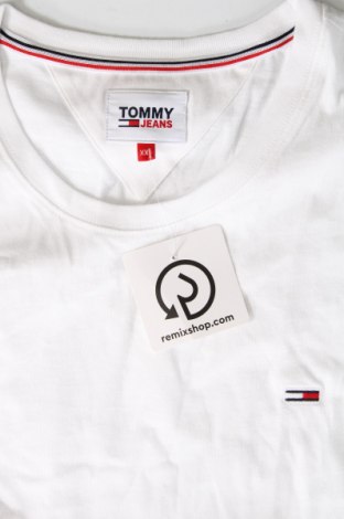 Męski T-shirt Tommy Jeans, Rozmiar XXL, Kolor Biały, Cena 161,31 zł