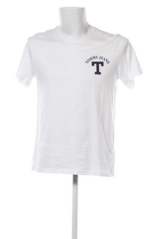Tricou de bărbați Tommy Jeans, Mărime M, Culoare Alb, Preț 201,31 Lei
