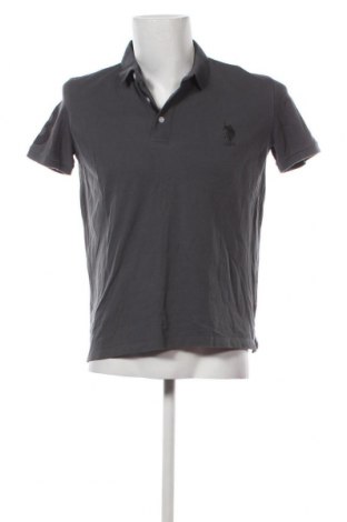 Мъжка тениска U.S. Polo Assn., Размер M, Цвят Сив, Цена 18,00 лв.