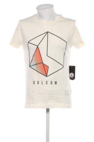 Мъжка тениска Volcom, Размер M, Цвят Бежов, Цена 52,00 лв.