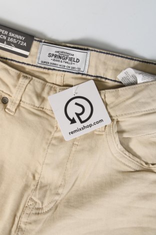 Herren Jeans Springfield, Größe S, Farbe Beige, Preis 6,34 €