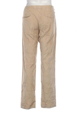 Pantaloni raiați de bărbați Hugo Boss, Mărime L, Culoare Bej, Preț 322,37 Lei