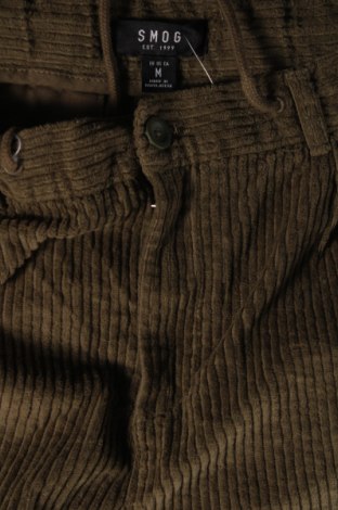 Pantaloni raiați de bărbați Smog, Mărime L, Culoare Verde, Preț 95,39 Lei
