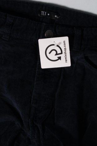 Ανδρικό κοτλέ παντελόνι Tex, Μέγεθος M, Χρώμα Μπλέ, Τιμή 4,13 €