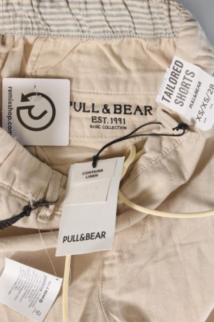 Pánske kraťasy  Pull&Bear, Veľkosť XS, Farba Béžová, Cena  20,62 €