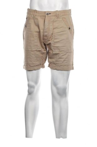 Ανδρικό κοντό παντελόνι Springfield, Μέγεθος M, Χρώμα  Μπέζ, Τιμή 9,19 €