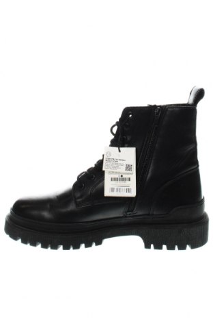 Мъжки обувки Pull&Bear, Размер 44, Цвят Черен, Цена 57,04 лв.