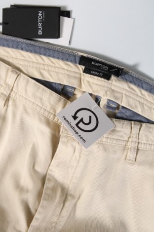 Pantaloni de bărbați Burton of London, Mărime XL, Culoare Ecru, Preț 286,18 Lei