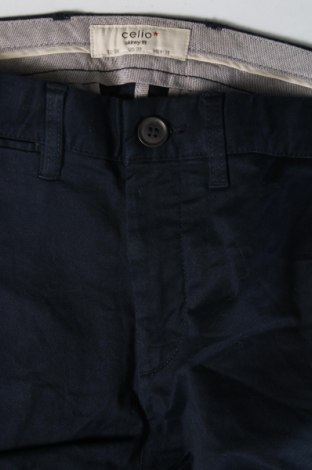 Pantaloni de bărbați Celio, Mărime S, Culoare Albastru, Preț 95,39 Lei