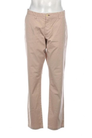 Pantaloni de bărbați Gant, Mărime XL, Culoare Ecru, Preț 276,45 Lei