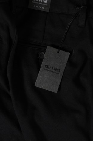 Ανδρικό παντελόνι Only & Sons, Μέγεθος M, Χρώμα Μαύρο, Τιμή 7,82 €