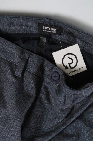 Ανδρικό παντελόνι Only & Sons, Μέγεθος S, Χρώμα Μπλέ, Τιμή 14,00 €