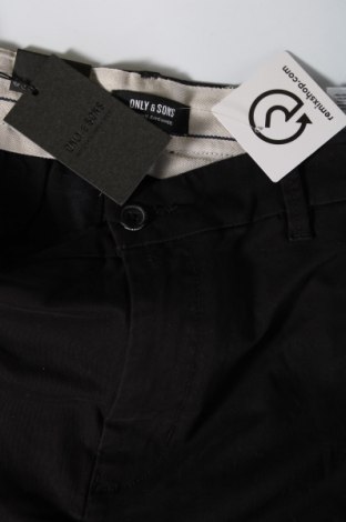 Pantaloni de bărbați Only & Sons, Mărime M, Culoare Negru, Preț 33,29 Lei