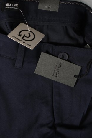 Ανδρικό παντελόνι Only & Sons, Μέγεθος M, Χρώμα Μπλέ, Τιμή 6,88 €