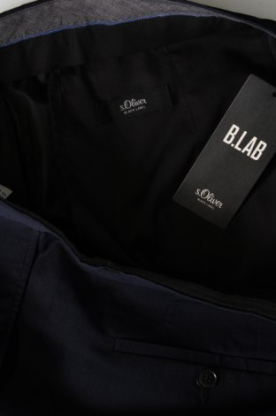 Pantaloni de bărbați S.Oliver Black Label, Mărime L, Culoare Albastru, Preț 195,39 Lei