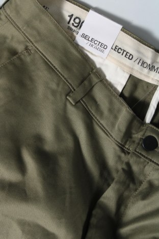 Pantaloni de bărbați Selected Homme, Mărime L, Culoare Verde, Preț 312,50 Lei