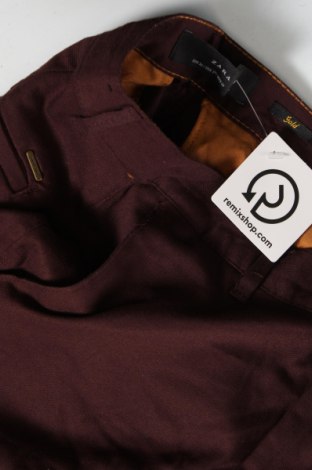 Мъжки панталон Zara Man, Размер S, Цвят Кафяв, Цена 20,00 лв.