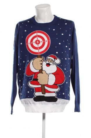 Ανδρικό πουλόβερ, Μέγεθος XXL, Χρώμα Μπλέ, Τιμή 9,48 €