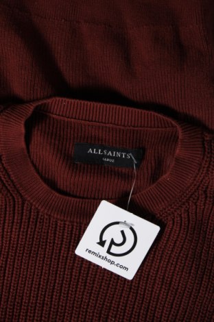 Мъжки пуловер AllSaints, Размер L, Цвят Кафяв, Цена 17,00 лв.