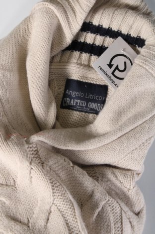 Ανδρικό πουλόβερ Angelo Litrico, Μέγεθος L, Χρώμα  Μπέζ, Τιμή 8,97 €