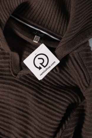Ανδρικό πουλόβερ Armani Jeans, Μέγεθος S, Χρώμα Καφέ, Τιμή 21,22 €