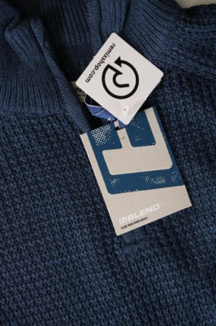 Ανδρικό πουλόβερ Blend, Μέγεθος M, Χρώμα Μπλέ, Τιμή 17,81 €