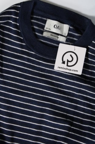 Ανδρικό πουλόβερ C&A, Μέγεθος L, Χρώμα Μπλέ, Τιμή 9,51 €
