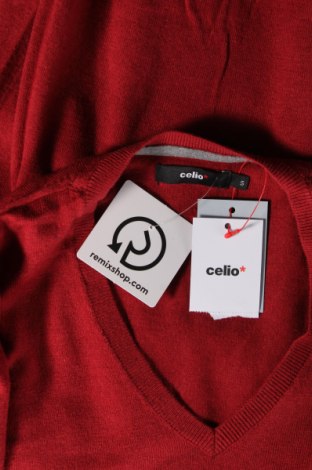 Ανδρικό πουλόβερ Celio, Μέγεθος S, Χρώμα Κόκκινο, Τιμή 10,67 €