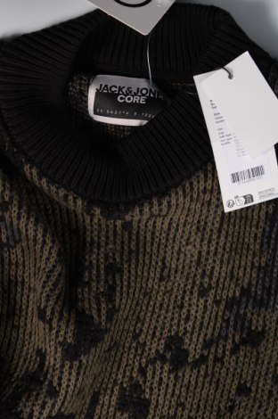 Мъжки пуловер Core By Jack & Jones, Размер L, Цвят Зелен, Цена 68,00 лв.