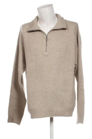 Мъжки пуловер Dan Fox X About You, Размер XL, Цвят Бежов, Цена 17,28 лв.