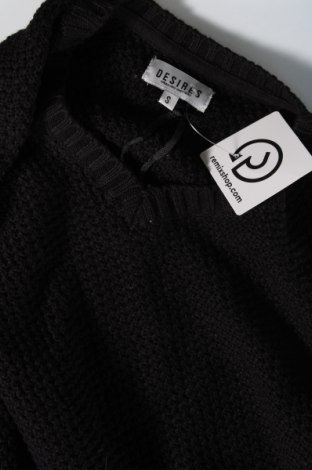 Мъжки пуловер Desires, Размер S, Цвят Черен, Цена 21,60 лв.