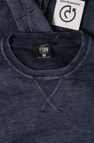 Мъжки пуловер FSBN, Размер S, Цвят Син, Цена 29,01 лв.