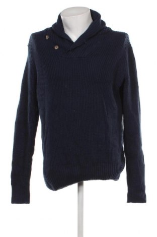 Мъжки пуловер H&M L.O.G.G., Размер L, Цвят Син, Цена 13,80 лв.