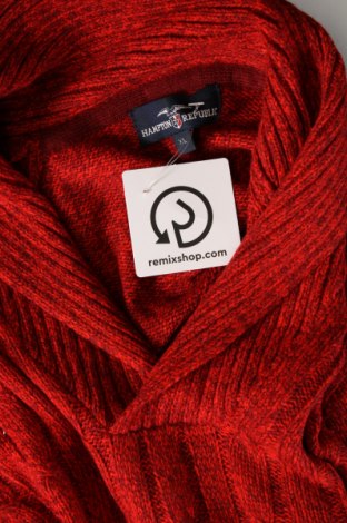 Мъжки пуловер Hampton Republic, Размер XL, Цвят Червен, Цена 12,24 лв.