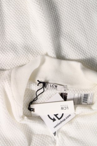 Мъжки пуловер LCW, Размер M, Цвят Бял, Цена 19,62 лв.
