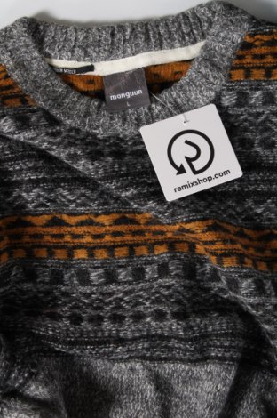 Мъжки пуловер Manguun, Размер L, Цвят Сив, Цена 13,92 лв.