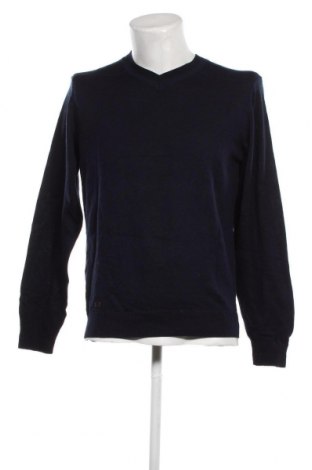 Ανδρικό πουλόβερ Monton, Μέγεθος L, Χρώμα Μπλέ, Τιμή 4,46 €