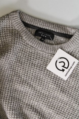 Мъжки пуловер New Look, Размер XS, Цвят Сив, Цена 8,70 лв.