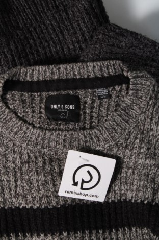 Ανδρικό πουλόβερ Only & Sons, Μέγεθος M, Χρώμα Πολύχρωμο, Τιμή 5,38 €