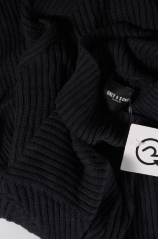 Мъжки пуловер Only & Sons, Размер L, Цвят Син, Цена 13,05 лв.