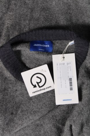 Ανδρικό πουλόβερ Originals By Jack & Jones, Μέγεθος L, Χρώμα Γκρί, Τιμή 35,05 €