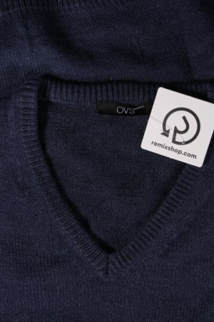 Ανδρικό πουλόβερ Oviesse, Μέγεθος M, Χρώμα Μπλέ, Τιμή 4,49 €